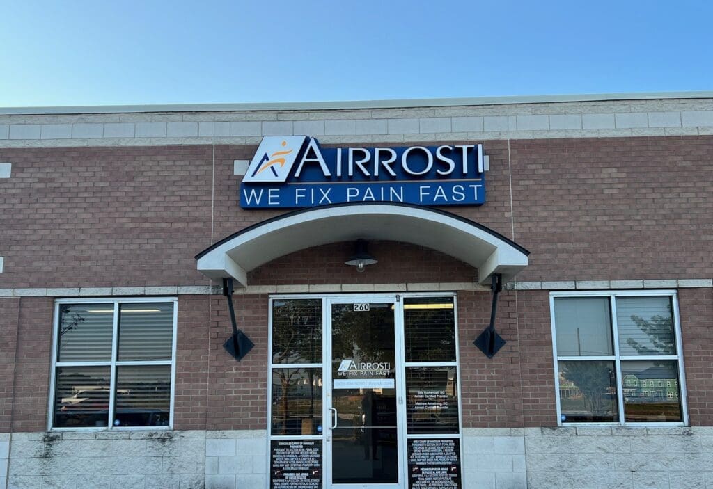 a photo of the exterior building at Airrosti Allen