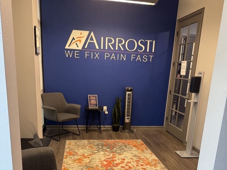 lobby at Airrosti Las Colinas