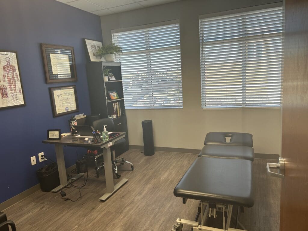 Treatment room at Airrosti Frisco Square